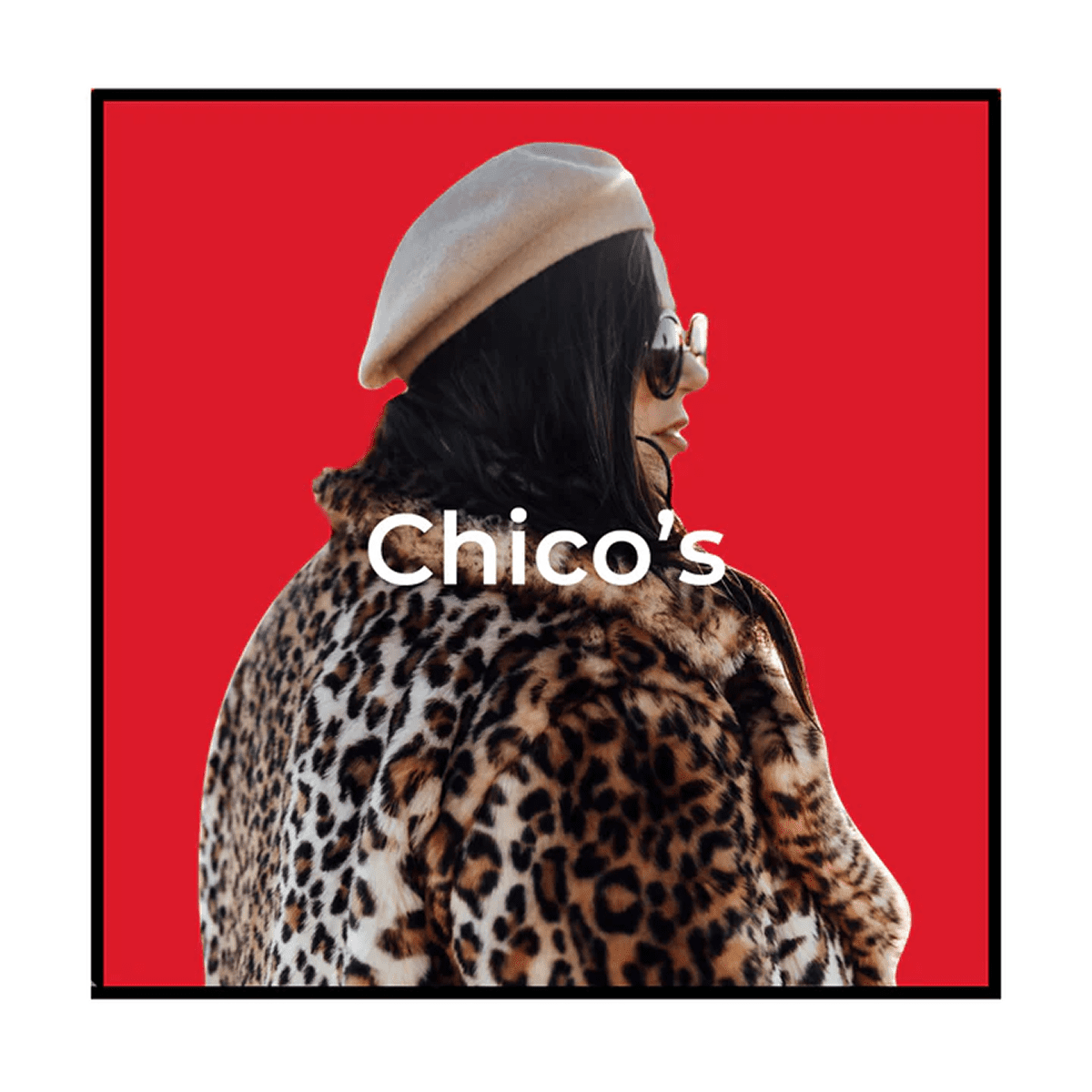 Stylish winter outfit with sunglasses