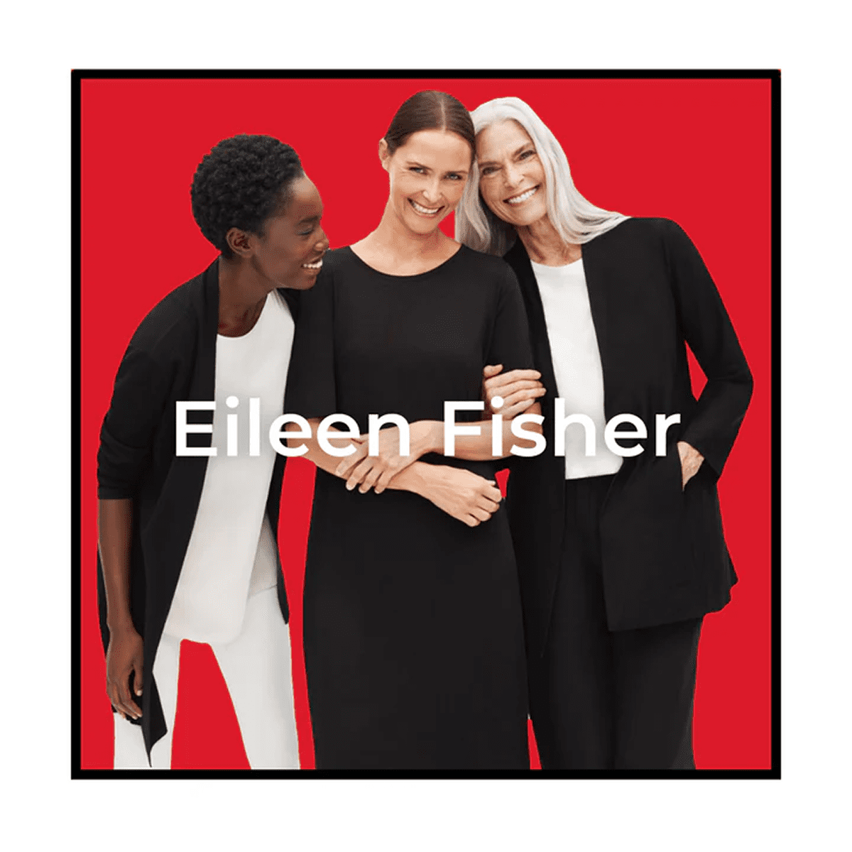 Diverse models in stylish black attire